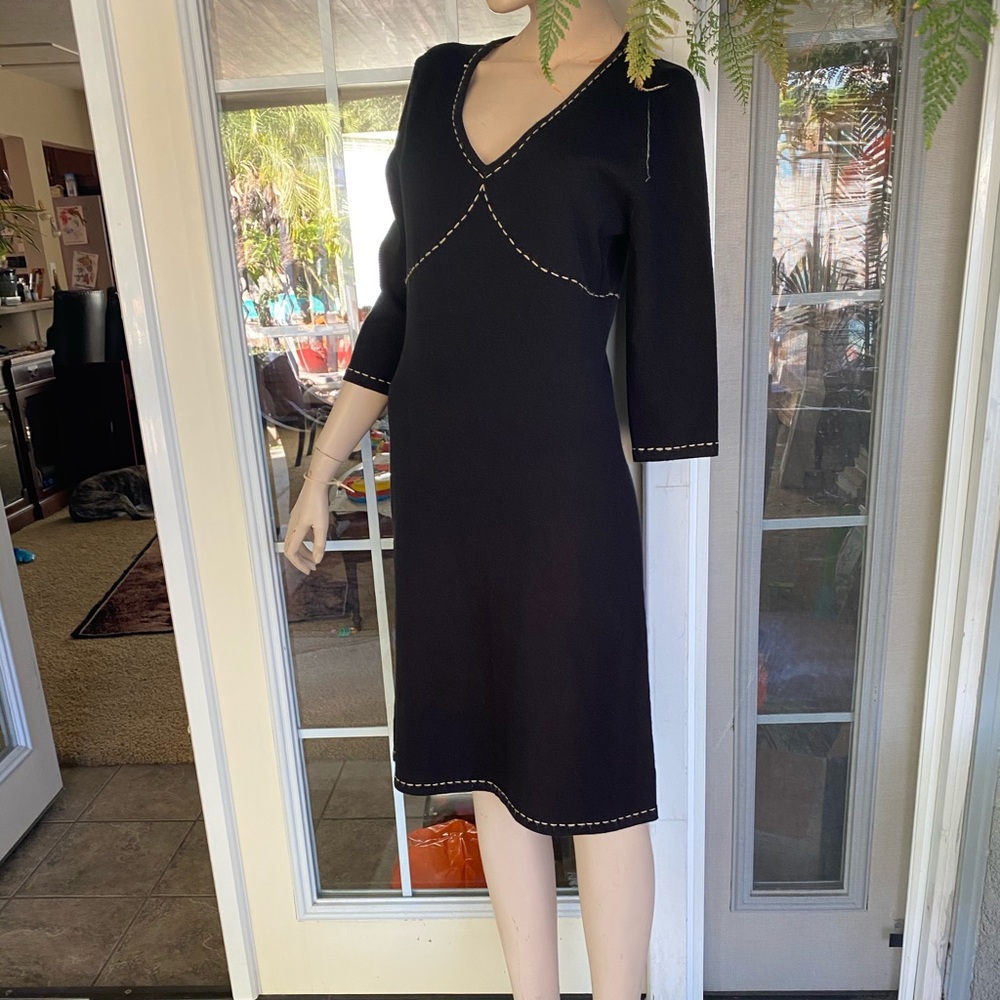 Black max studio fall dress